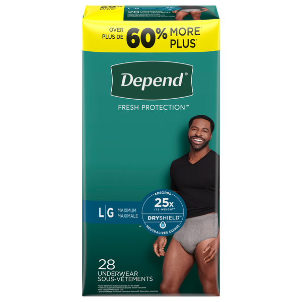 Depend Underwear, Maximum, Small 19 Ea, Feminine Care