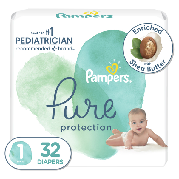 Pure diapers newborn store
