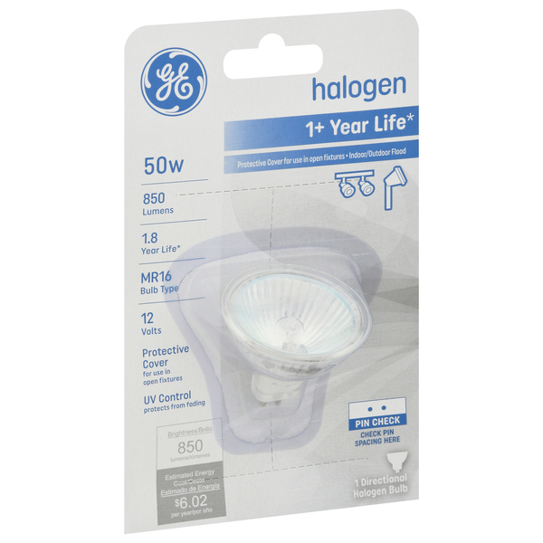 GE Halogen Indoor Outdoor Flood Bulb 50w 1 ct pkg MARTIN S
