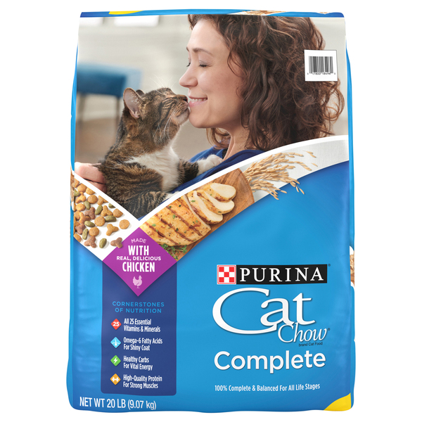 Purina Cat Chow Complete Chicken All Ages Dry Cat Food 20 lb bag Food Lion