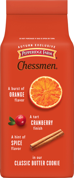 Pepperidge Farm Chessmen Spiced Orange Cranberry Cookies - 21 ct