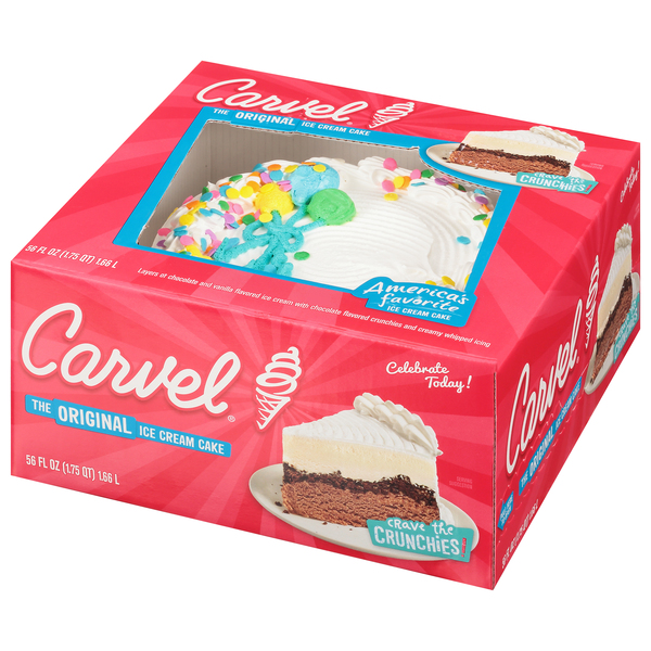 Carvel Ice Cream Cake Chocolate & Vanilla Layers Round Small