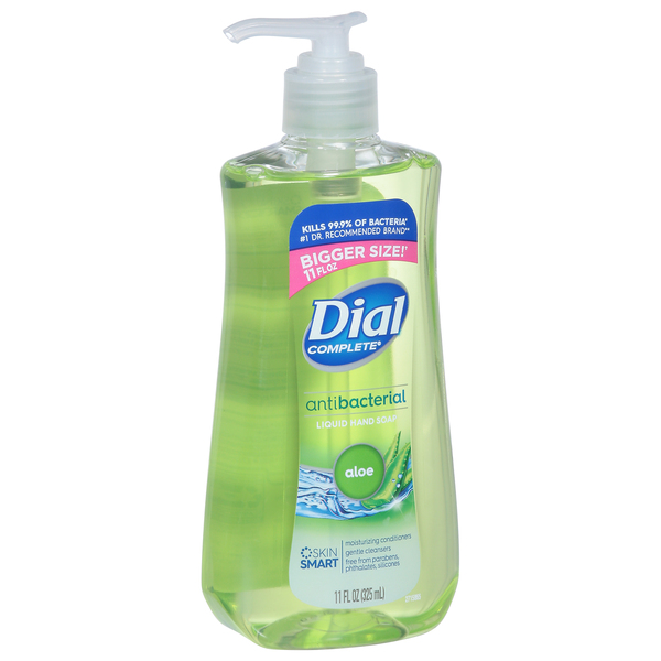 Dial Complete Liquid Hand Antibacterial Soap Aloe 11 oz btl