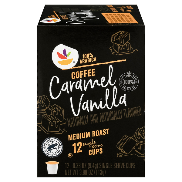 Giant 100 Arabica Caramel Vanilla Medium Roast Coffee Single Cups