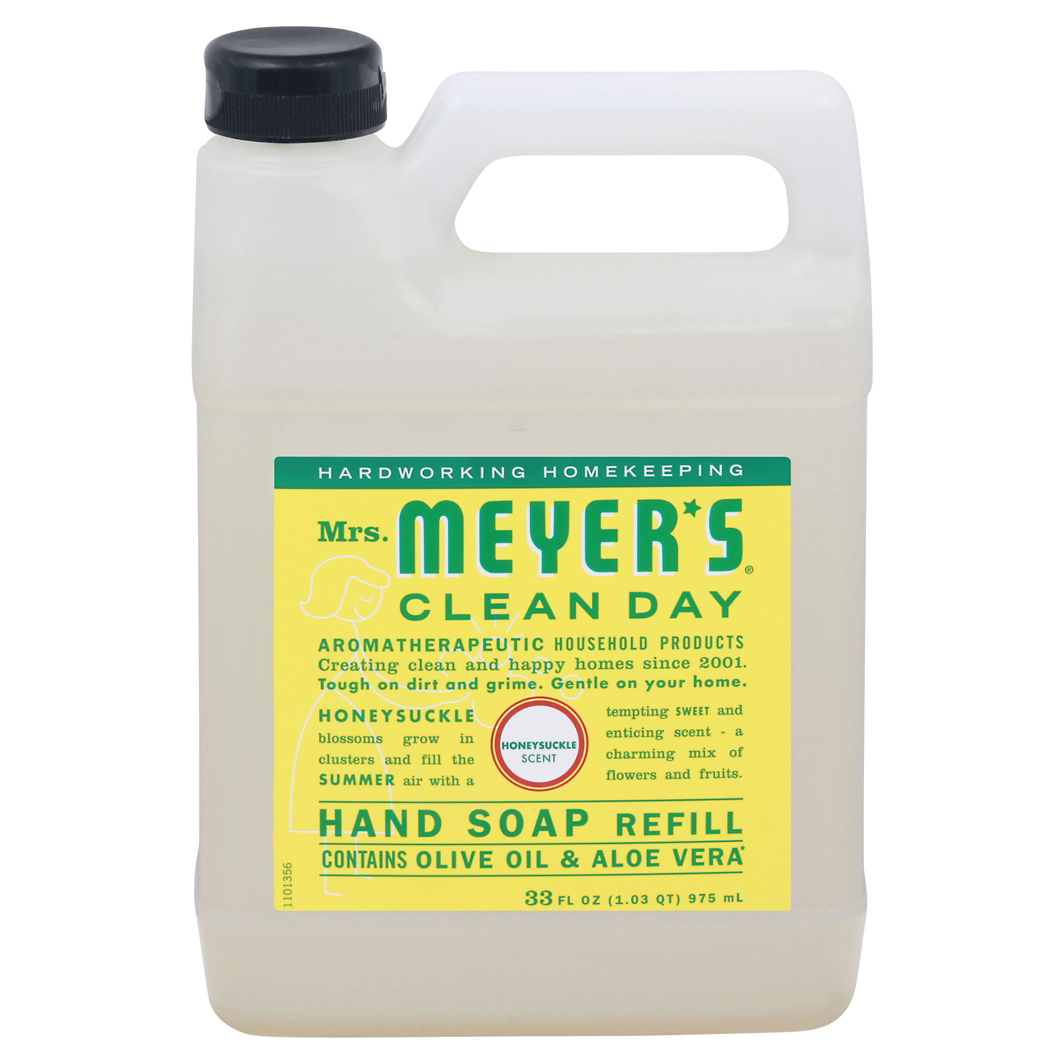 Mrs. Meyer's Clean Day Liquid Dish Soap Refill, Honeysuckle Scent