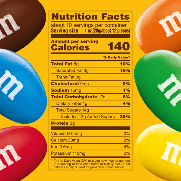 M&M's Peanut Milk Chocolate Candy Sharing Size - 10.7 oz Bag