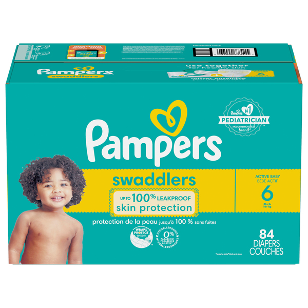 Pampers swaddlers top diapers size stores