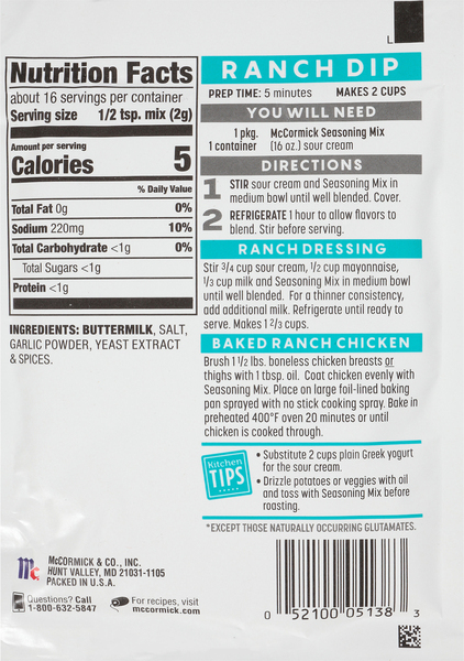 Back of Pack