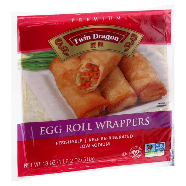 Twin Dragon Premium Egg Roll Wrappers - 18 oz pkg