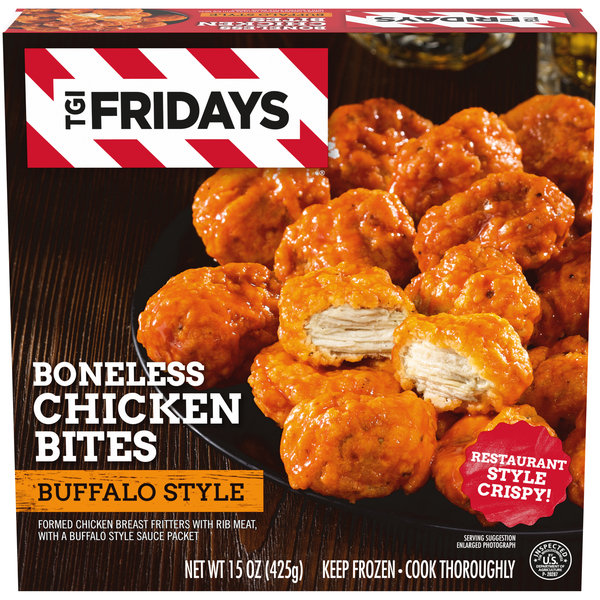 TGI Fridays Buffalo Style Boneless Chicken Bites Frozen - 15 oz box |  MARTIN'S