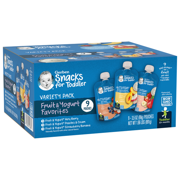Gerber yogurt online pouches