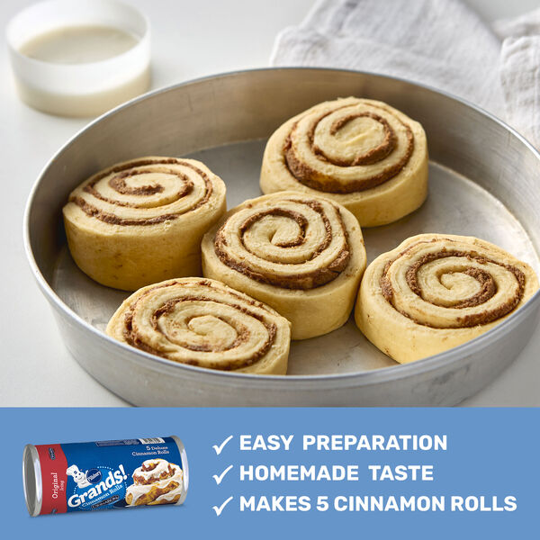 Pillsbury Grands! Cinnabon Cinnamon Rolls with Original Icing - 5