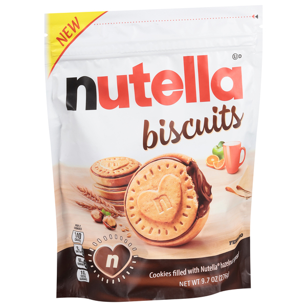 Ferrero Nutella Biscuits - Hazelnut Cream Filled Biscuits