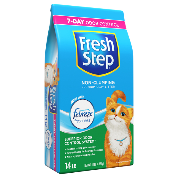 Fresh step clay cat litter sale