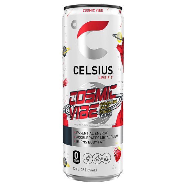 Celsius Live Fit Cosmic Vibe Sparkling Fruit Punch Energy Drink