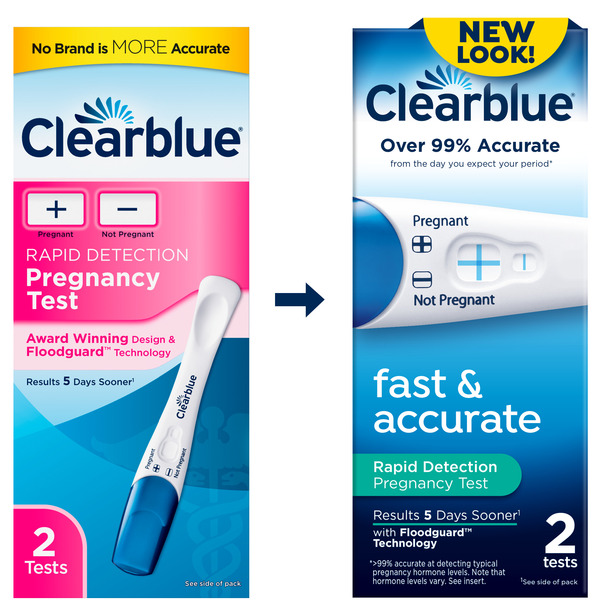 Clearblue Rapid & Digital Pregnancy Tests, 2 ct - Fry's Food Stores