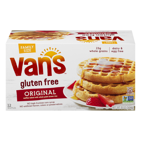 Van s Waffles Original Gluten Free 12 ct 18 oz box GIANT