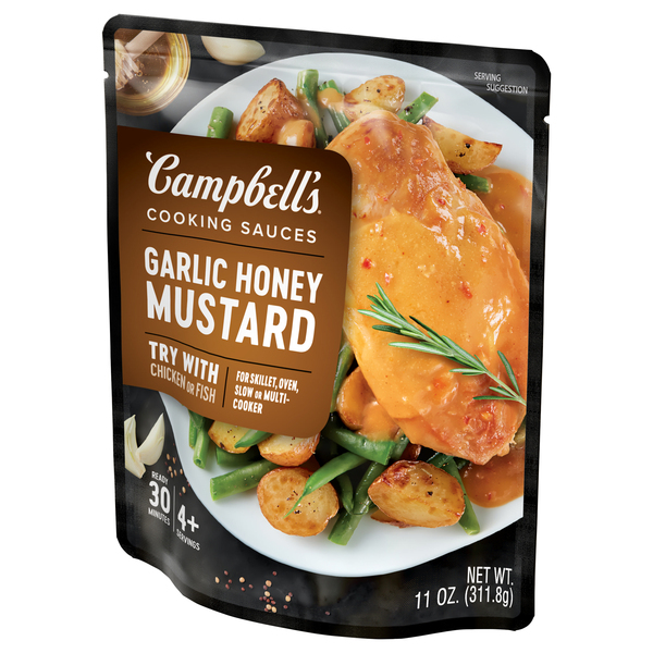 Campbell's Cooking Sauces, Creamy Parmesan Sauce, 11 Oz Pouch (Pack of 6)