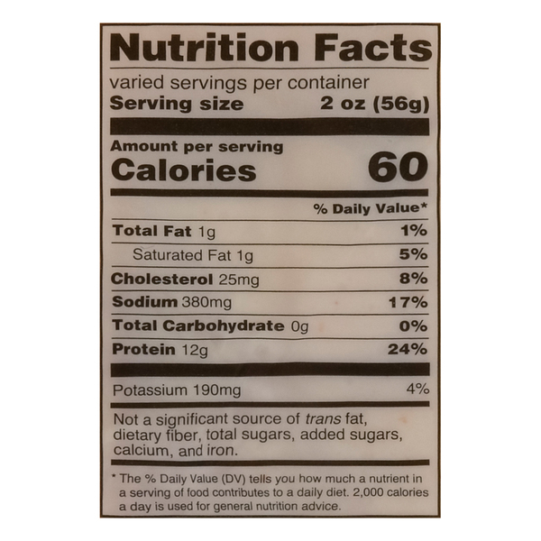 Nutritional Panel