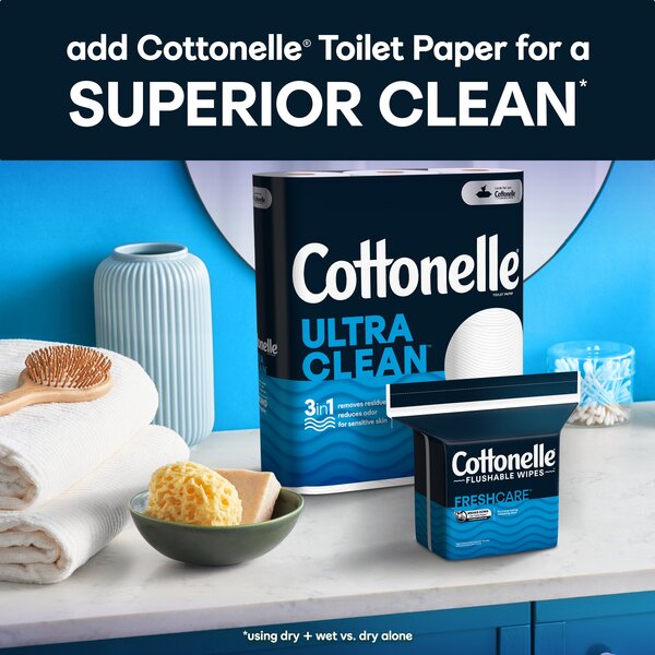 Sensitive skin sale flushable wipes