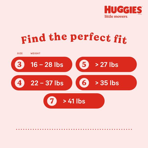 Huggies Little Movers Disney Baby Size 5 Diapers 27 lbs 50 ct