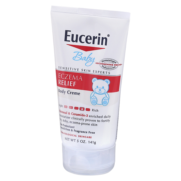 Eucerin Baby Eczema Relief Body Creme Skin Protectant 5 oz pkg