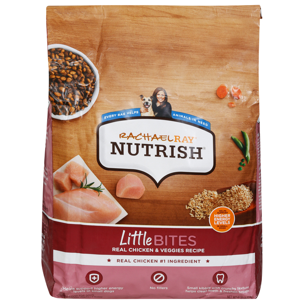 Rachael Ray Nutrish Little Bites Real Chicken Veggies Dry Dog Food 6 lb bag Stop Shop