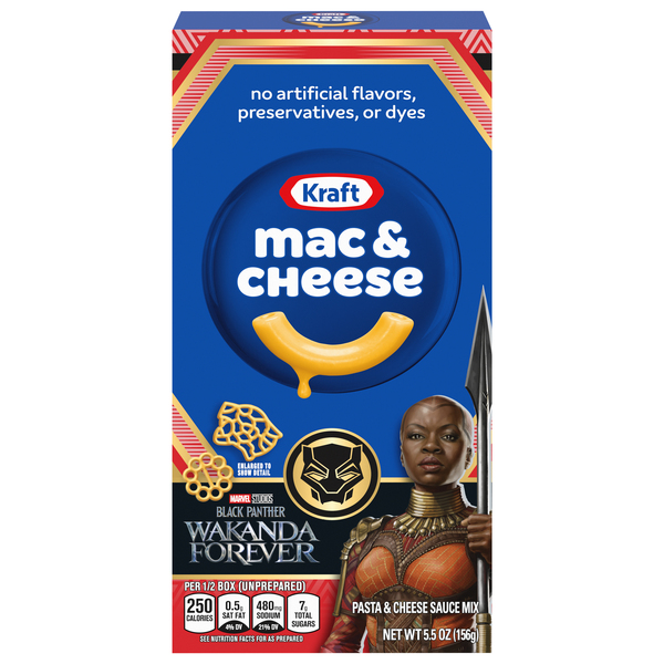 Kraft Mac & Cheese Macaroni and Cheese Dinner SpongeBob SquarePants, 5.5 oz  Box