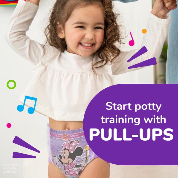 Pull-Ups Girls 3T-4T Training Pants 32-40 lb - 20 ct pkg