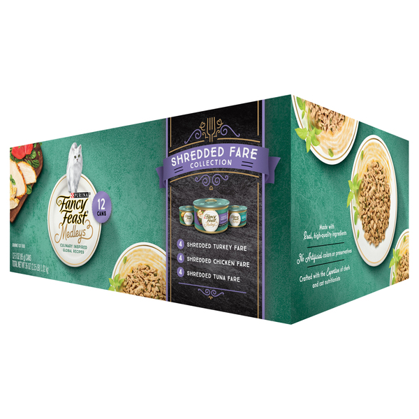 Fancy feast shredded deals fare collection