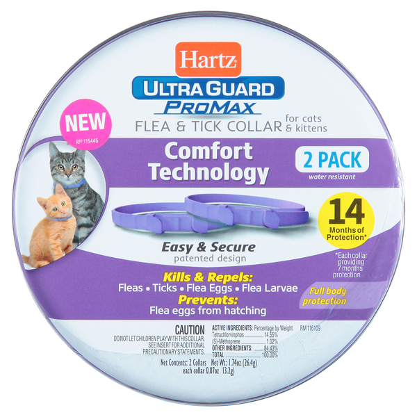 Hartz flea collar for cats safe new arrivals