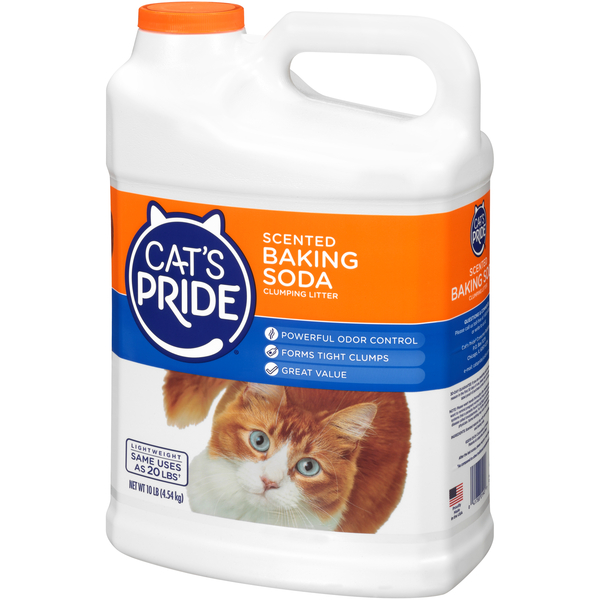 Cat s Pride Baking Soda Clumping Scented Lightweight Cat Litter 10 lb jug MARTIN S