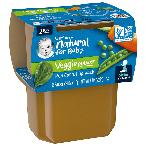 Gerber spinach baby store food