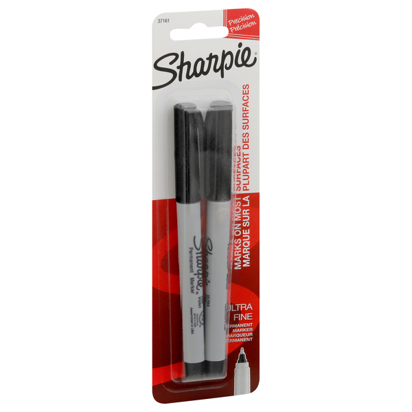 Sharpie Permanent Markers Ultra Fine Point Assorted Colors 8ct. 2pk