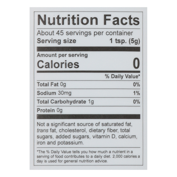 Nutritional Panel