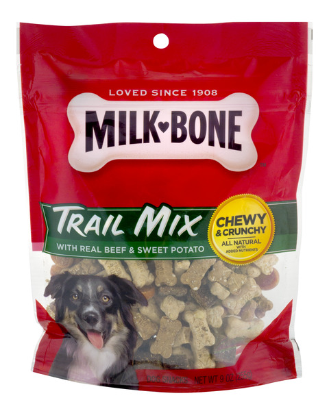 Milk Bone Trail Mix Chewy Crunchy Dog Treats 9 oz bag GIANT