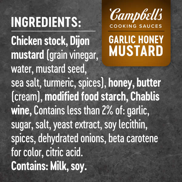 Campbell's® Garlic Honey Mustard Sauce, 11 oz - Kroger