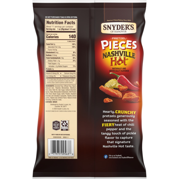 Snyder's Jalapeno Pretzel Pieces Nutrition Facts Collectisale idsdeutschland.de