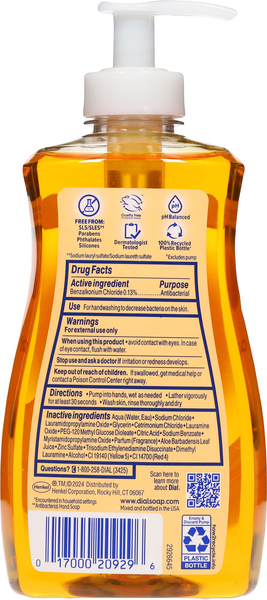 Dial Complete Liquid Hand Antibacterial Soap Gold 11 oz btl MARTIN S