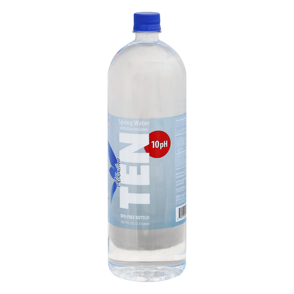 Ten Alkaline Spring Water with Electrolytes 10 PH