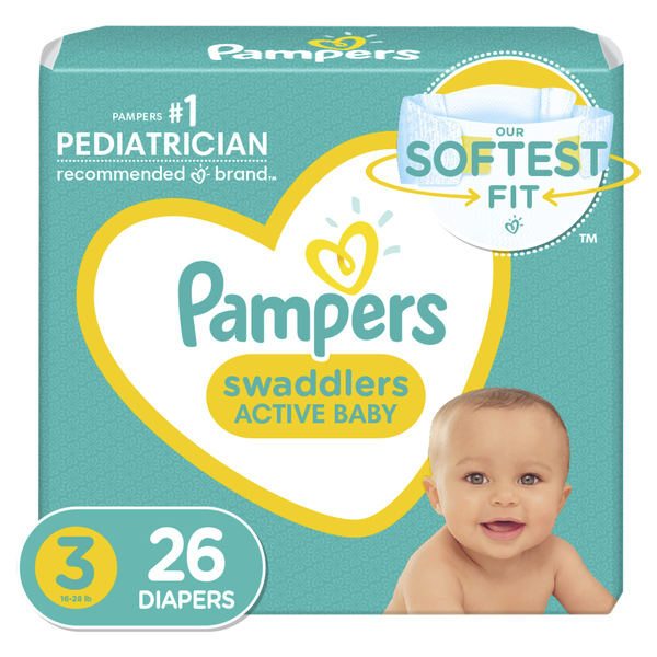 Pampers swaddlers nighttime size 3 shop