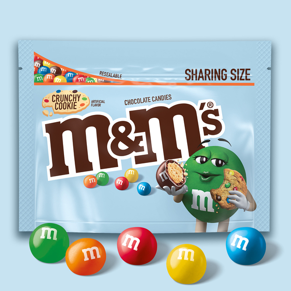 M&Ms Milk Chocolate Candies - Resealable Sharing Pack, 40 g
