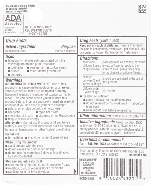 Back of Pack