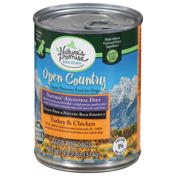 Nature s Promise Open Country Adult Wet Dog Food Turkey Chicken