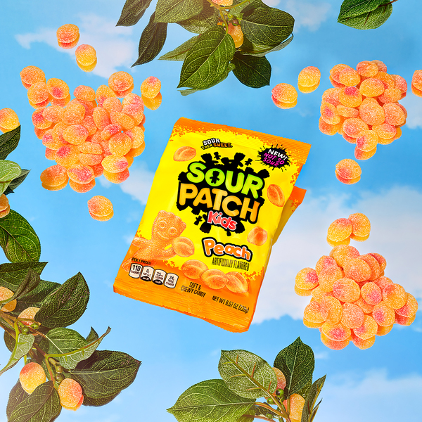 Peachy Sour Patch Kids Soft Serve