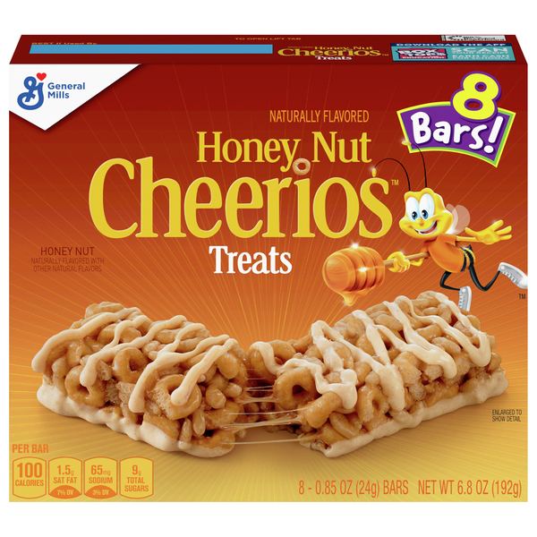 Honey Nut Cheerios Treats Bars - 8 ct - 6.8 oz box