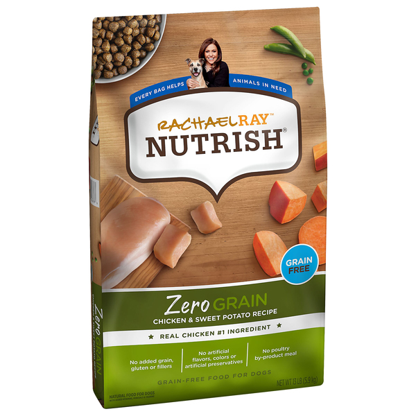 Rachael Ray Nutrish Zero Grain Dry Dog Food Chicken Sweet Potato