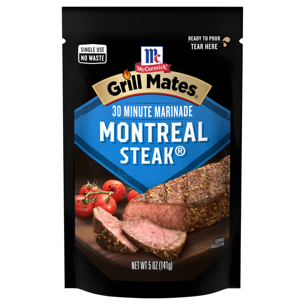 McCormick Grill Mates Montreal Steak 30 Minute Marinade 5 oz pkg Food Lion