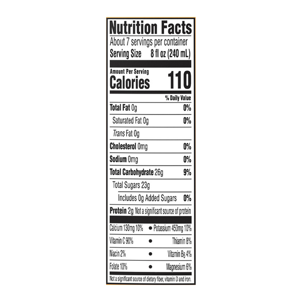 Simply Low Acid Pulp Free Orange Juice 52 oz btl MARTIN S