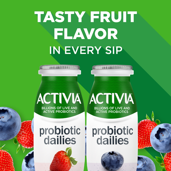 Activia Low Fat Probiotic Blueberry Yogurt, 4 Oz. Cups, 4 Count